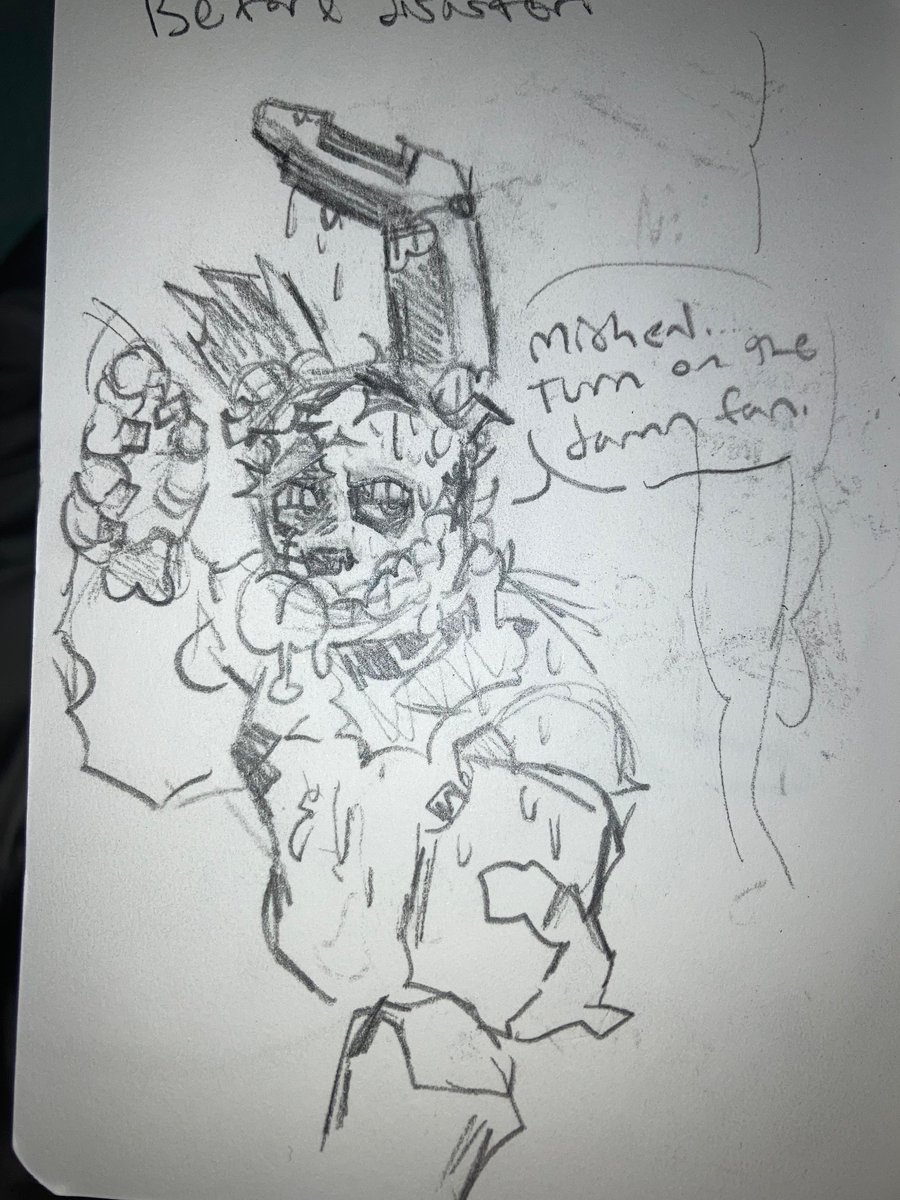 katmations68360's tweet image. Some loser sketches I might make… 
#FNAF #myart #Springtrap #wipart