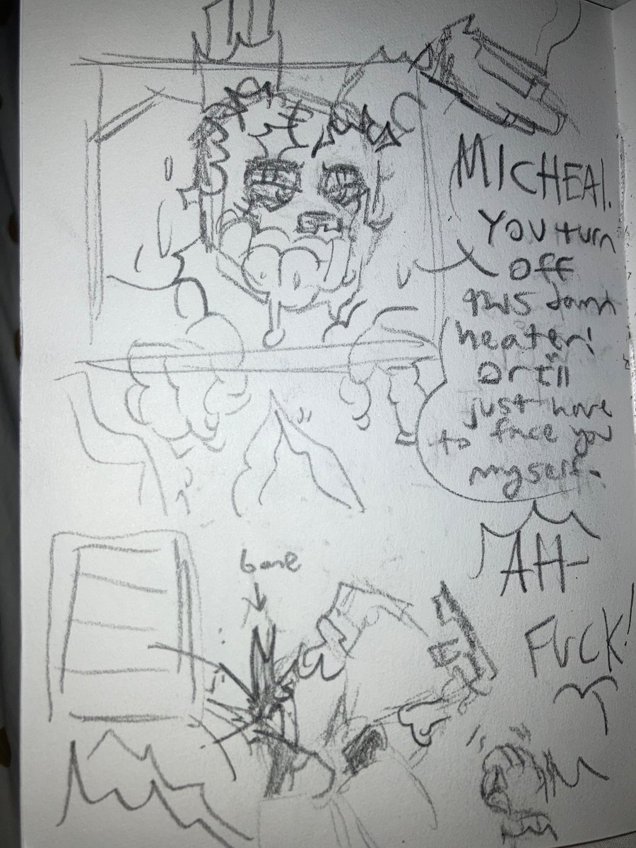 katmations68360's tweet image. Some loser sketches I might make… 
#FNAF #myart #Springtrap #wipart