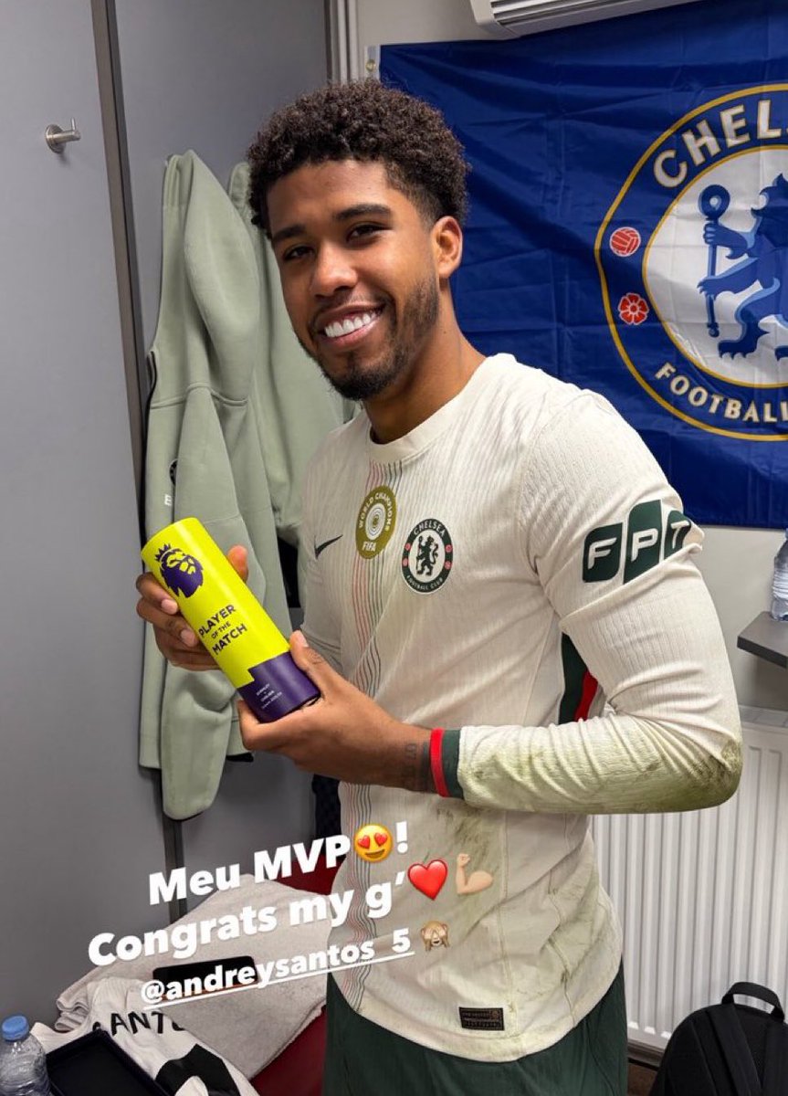 CFCPys's tweet image. Andrey Santos won PL MOTM. 🔥 🇧🇷
