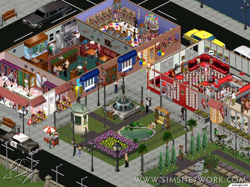 thesims1_2000's tweet image. The Sims Hot Date [2001] - Downton Area