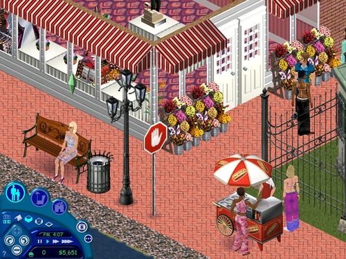 thesims1_2000's tweet image. The Sims Hot Date [2001] - Downton Area