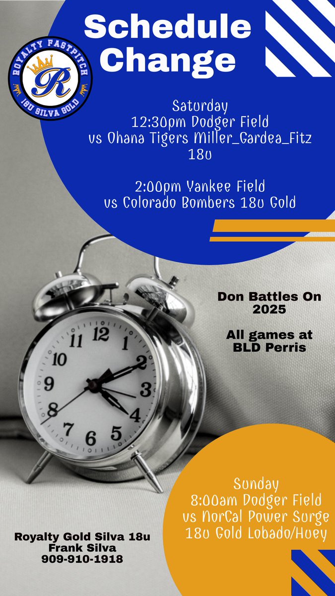 emithejet's tweet photo. @CoachDonDon Hi Coach!! Here is our updated schedule. Day 1 at Don Battles was good to us. Hoping for another good day! Thanks, Coach. - Emi https://t.co/zOHAxlW9iq