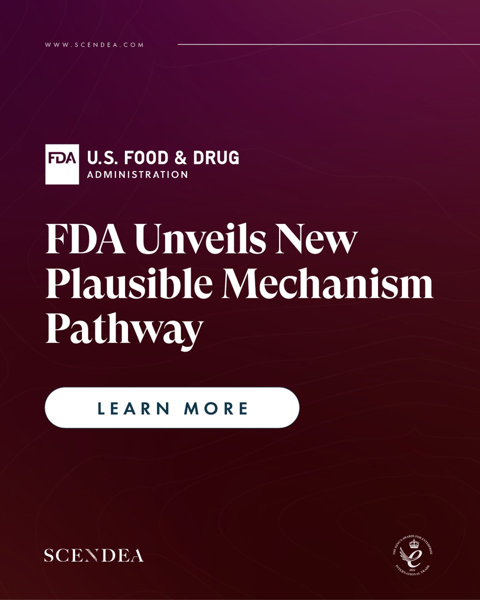 scendea's tweet image. The @US_FDA has published a paper on a plausible mechanism pathway, a #regulatory framework to accelerate approval of bespoke, #patient-specific #therapies when traditional trials are not feasible.
-
For more information on this guidance, get in touch: scendea.com/contact