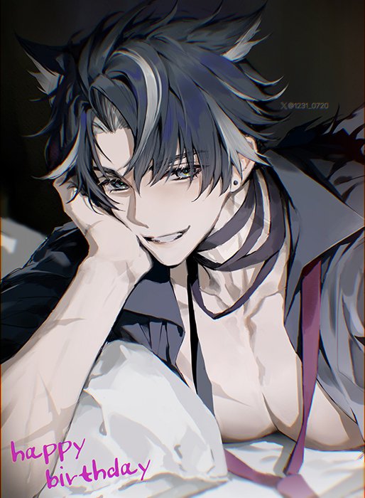 1231_0720's tweet image. ⛓️🥳Happy birthday, Wriothesley!💕