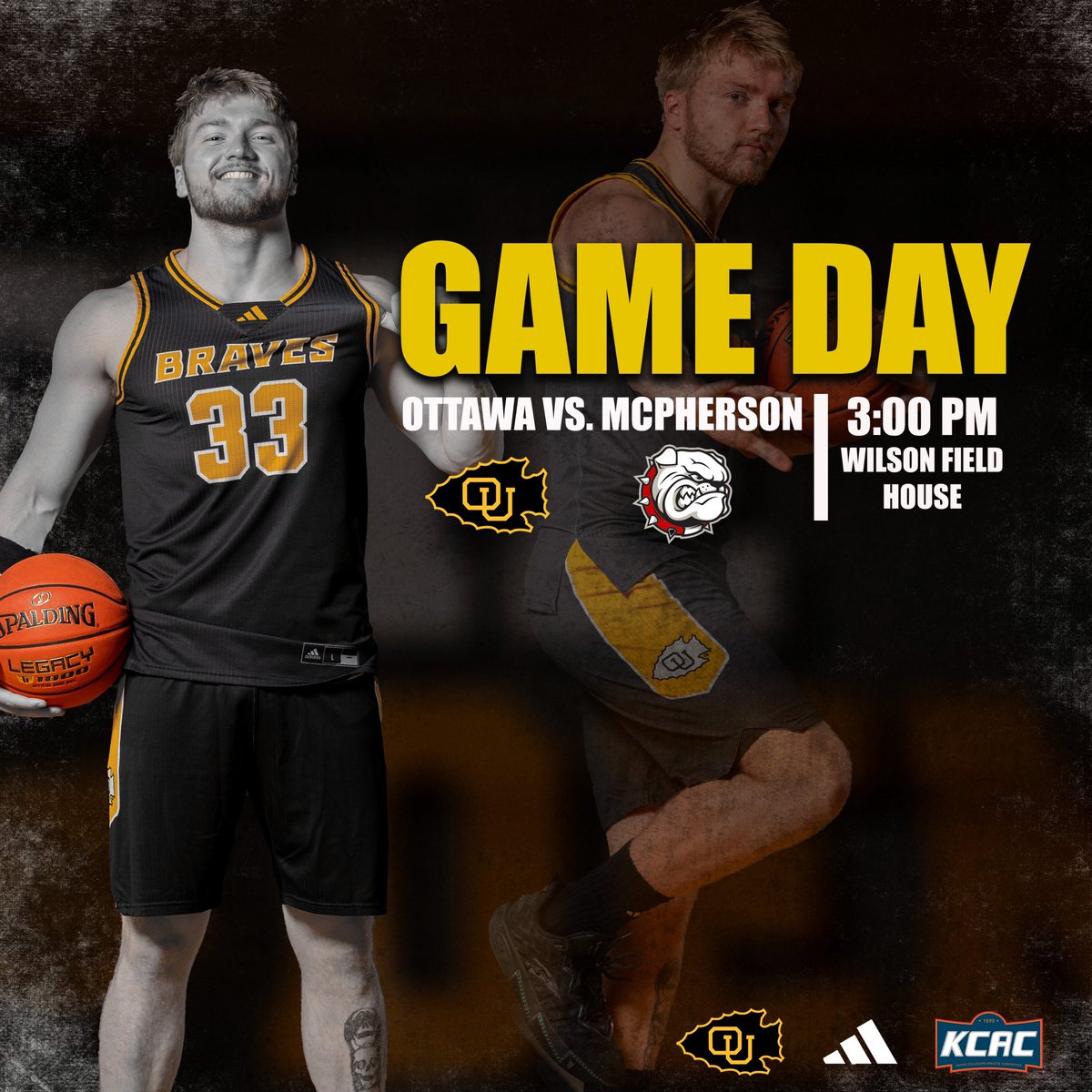 braveshoops's tweet photo. One more before Thanksgiving 

🆚 McPherson
📍 Wilson Field House
⌚ 3 PM
💻 https://t.co/EVkrFMwVjX
📊 https://t.co/DpD1UTl4fJ

#BraveNation https://t.co/F1h4JlUDQo