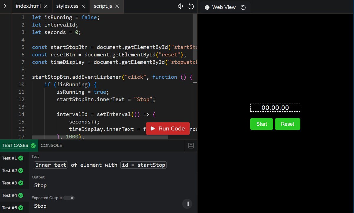 MoniTechCodes's tweet image. Day 110
Java: Arrays recap challenge
Finished my stopwatch mini project (JS) ⏱️
#30NitesOfCode #100DaysOfCode #Java #JavaScript #Frontend #WebDev #CodingJourney #BuildInPublic
codedex.io/community/30-n…