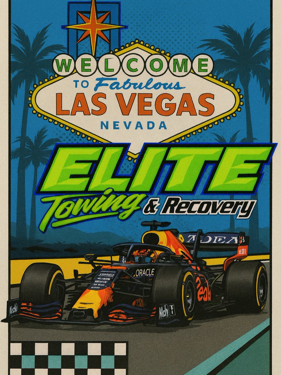 ELITETowingSC's tweet photo. It’s Raceday on the Strip. @F1LasVegas @F1 @Vegas #LasVegasGP #F1LasVegas https://t.co/OB50lhxun0