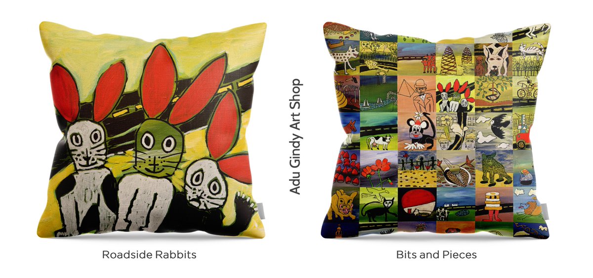 adugindyart's tweet image. &quot;Roadside Rabbits&quot; and &quot;Bits and Pieces&quot; by Adu Gindy • #pillows #totebags #notebooks #wallart #homedecor #art #arte #paintings #animals #rabbits #gifts

⭐️ adugindy.pixels.com

#GiftIdeas #ChristmasGifts #HolidayShopping #ArtMerch #SmallBiz #bags #throwpillows #journaling