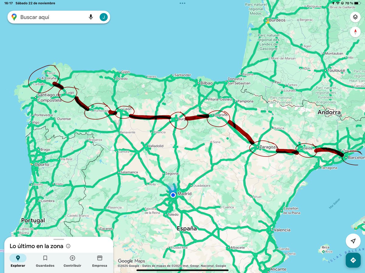 RuralxData's tweet image. Una línea de AVE que nunca he entendí que no exisitiera.