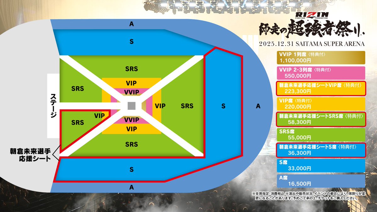 超RIZIN3  VIP席限定グッズ　セット 超RIZIN3 VIP席限定グッズ セット 超RIZIN3 VIP席限定グッズ