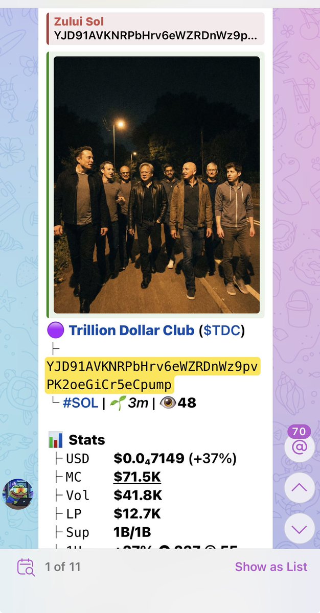 zului001's tweet image. Entry $TDC

CA&amp;gt; YJD91AVKNRPbHrv6eWZRDnWz9pvPK2oeGiCr5eCpump