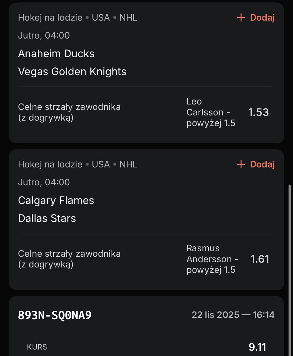 Recreaver's tweet image. Siemaneczko! 🫡
Dziś kupon na szybko, bez pisemnej analizy. 
Kurs: @ 9.11 🚨

superbet.onelink.me/Tegf/7kmiqvmv

Zapraszam do kopiowania na socjalu, bo super linijka na Larkina jeszcze wisi! 💰💰