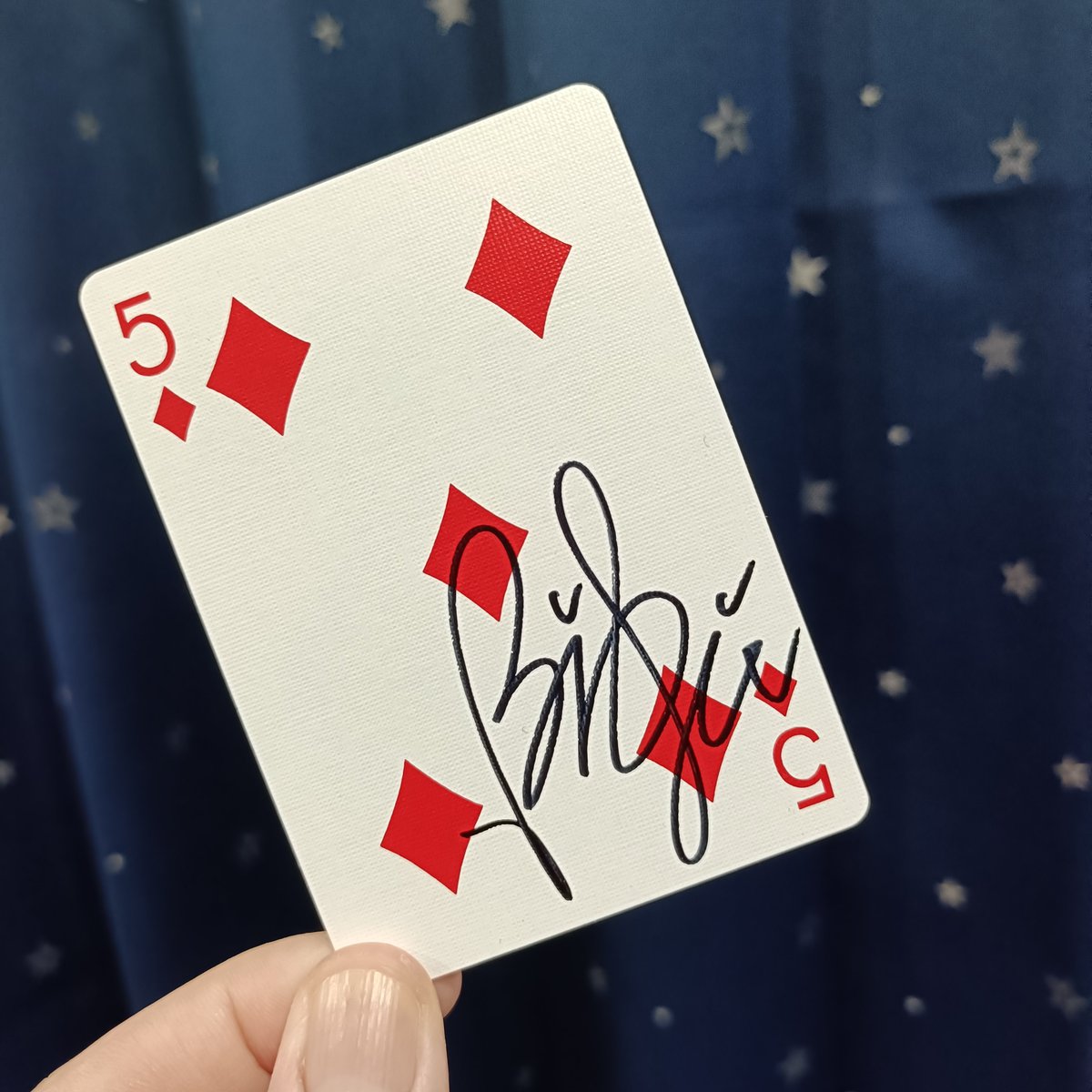 本日の戦利品④終 びきトランプ🃏 チェキ券をそのまま持ち帰られる