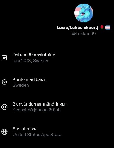 not sure why says us appstore. made this account on my school ipad in northen sweden. not sure some was off my apple id at time