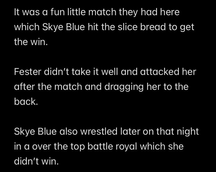 SkyeBlueNews's tweet image. On this day!

Skye Blue vs Fester for PWX Winter Mayhem - Toys for Tots event on the 22nd November 2019.

#Wrestling #ProWrestling #Fester #SkyeBlue