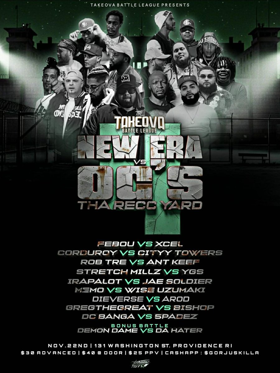 Today! 
<a href="/Takeova_BL/">12/06 CASSIDY VS EAZY THE BLOCK CAPTAIN</a>