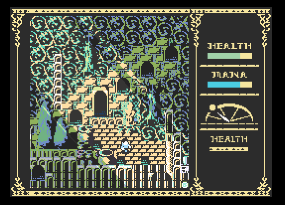 __SolS's tweet photo. Ancient gardens #pixelart #ドット絵 https://t.co/h0UVr1z1dw