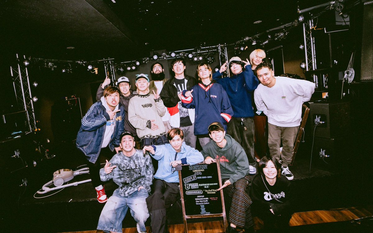 sys_rui's tweet image. Yin And Yang Tour 福岡編ありがとう！

ロングセット楽しみ切れたし
みんなで作った日

アンマスの分もかましたし
エアフリ兄貴たちもいつもあざます👊

福岡の飯、人、土地柄も好きな場所
また早く福岡でライブしたいー！

次は明後日、ツアー名古屋編
名古屋VIOで🪩🔥