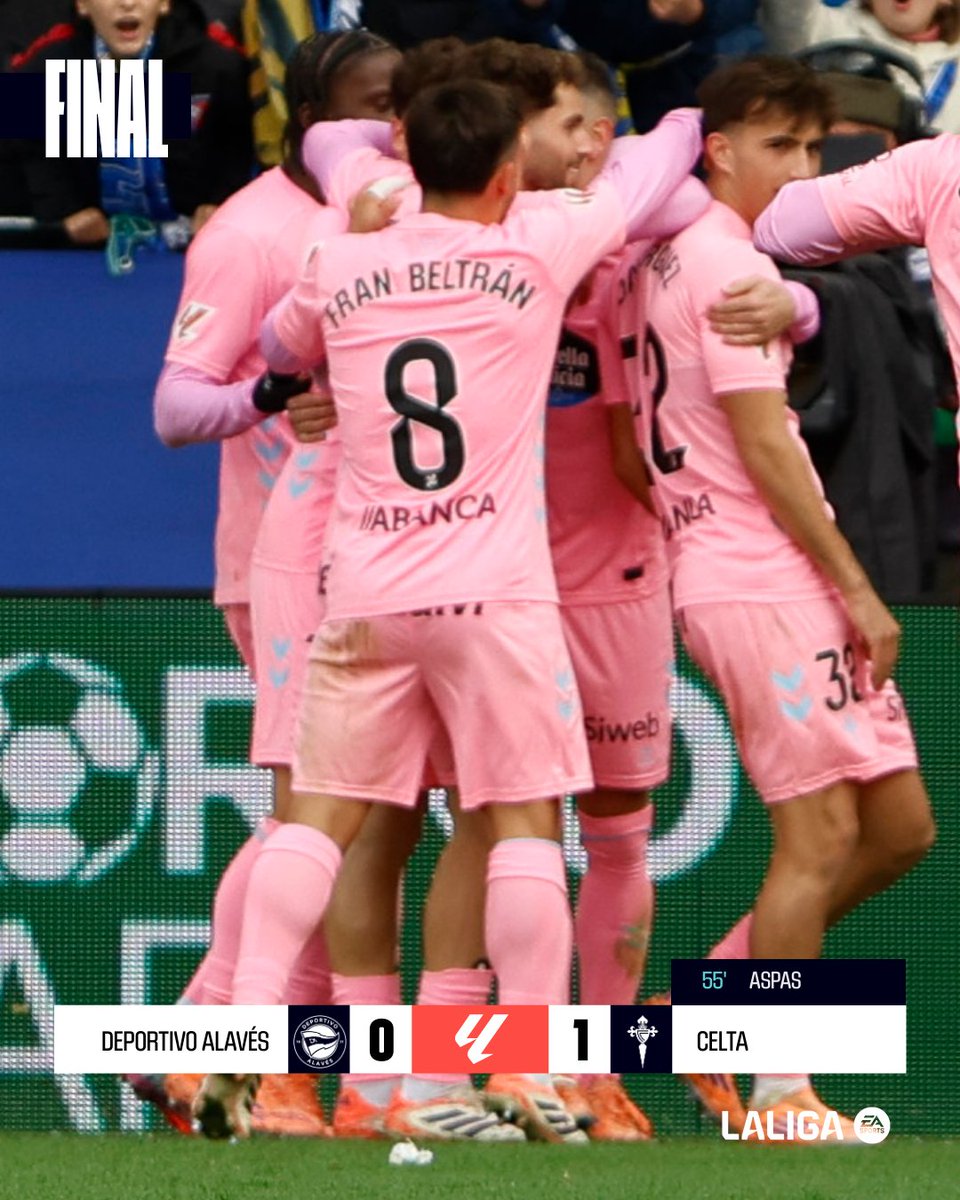 elsevillistacom's tweet image. ⚽ Nuevo triunfo del Celta para seguir aspirando a Europa, ante un Alavés con poca mordiente.

#️⃣ #SevillaFC #LALIGAEASPORTS #AlavésCelta