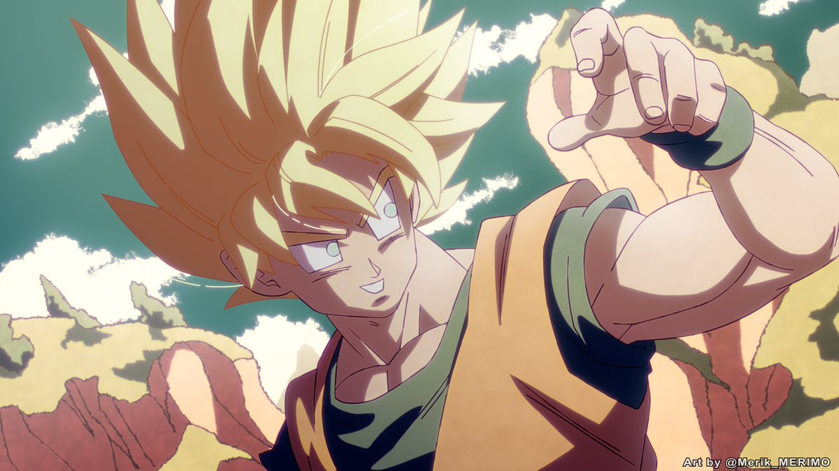 Merik_MERIMO's tweet image. #DB1_ART lots and lots of saiyans