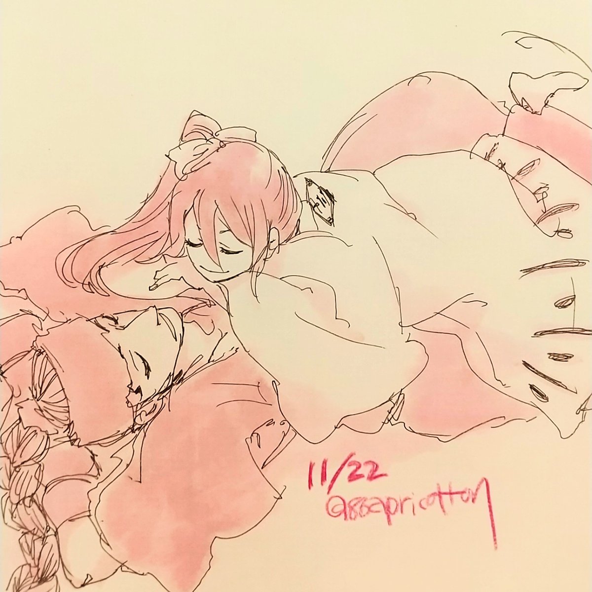 86apricotton's tweet image. 恋ルキちゃん間に合わず
#いい夫婦の日
#renruki