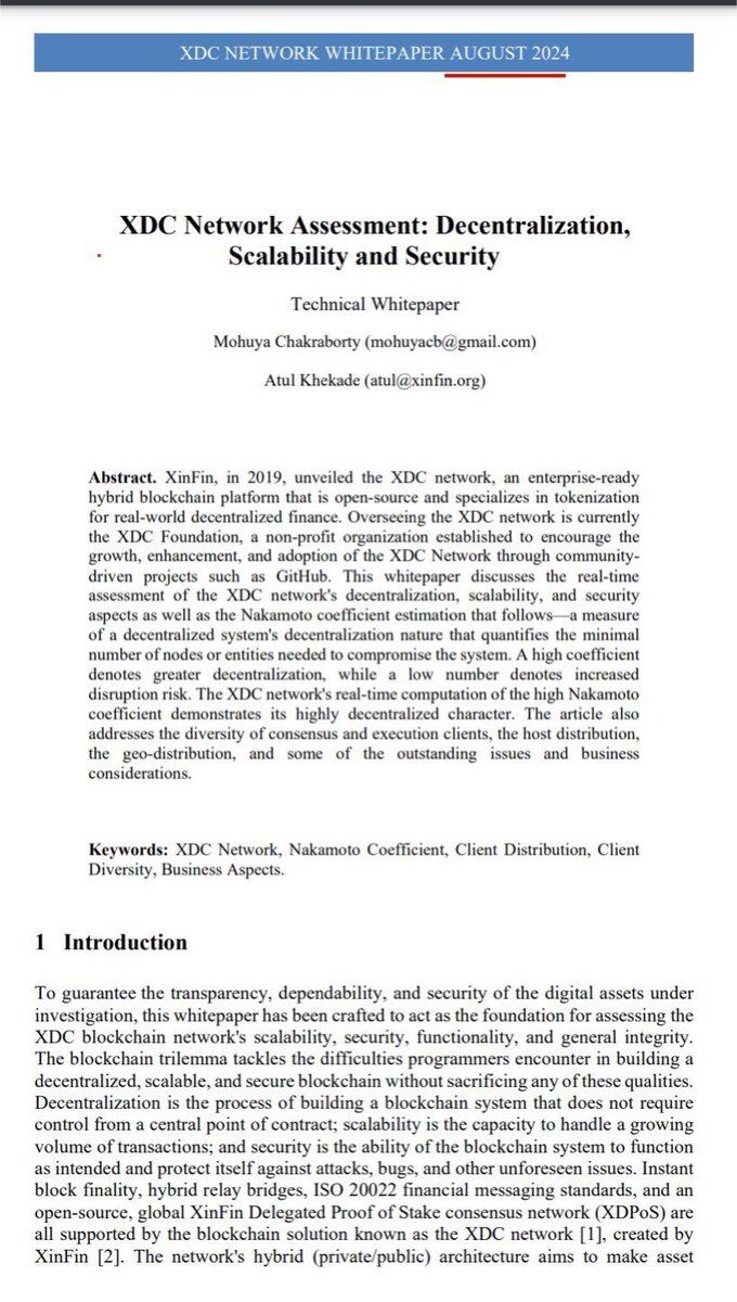 SMQKEDQG's tweet image. ‼️ XDC NETWORK’S ISO 20022 COMPLIANT MESSAGING SYSTEM ENSURES FULL INTEROPERABILITY WITH SWIFT‼️

Documented below.📝👇