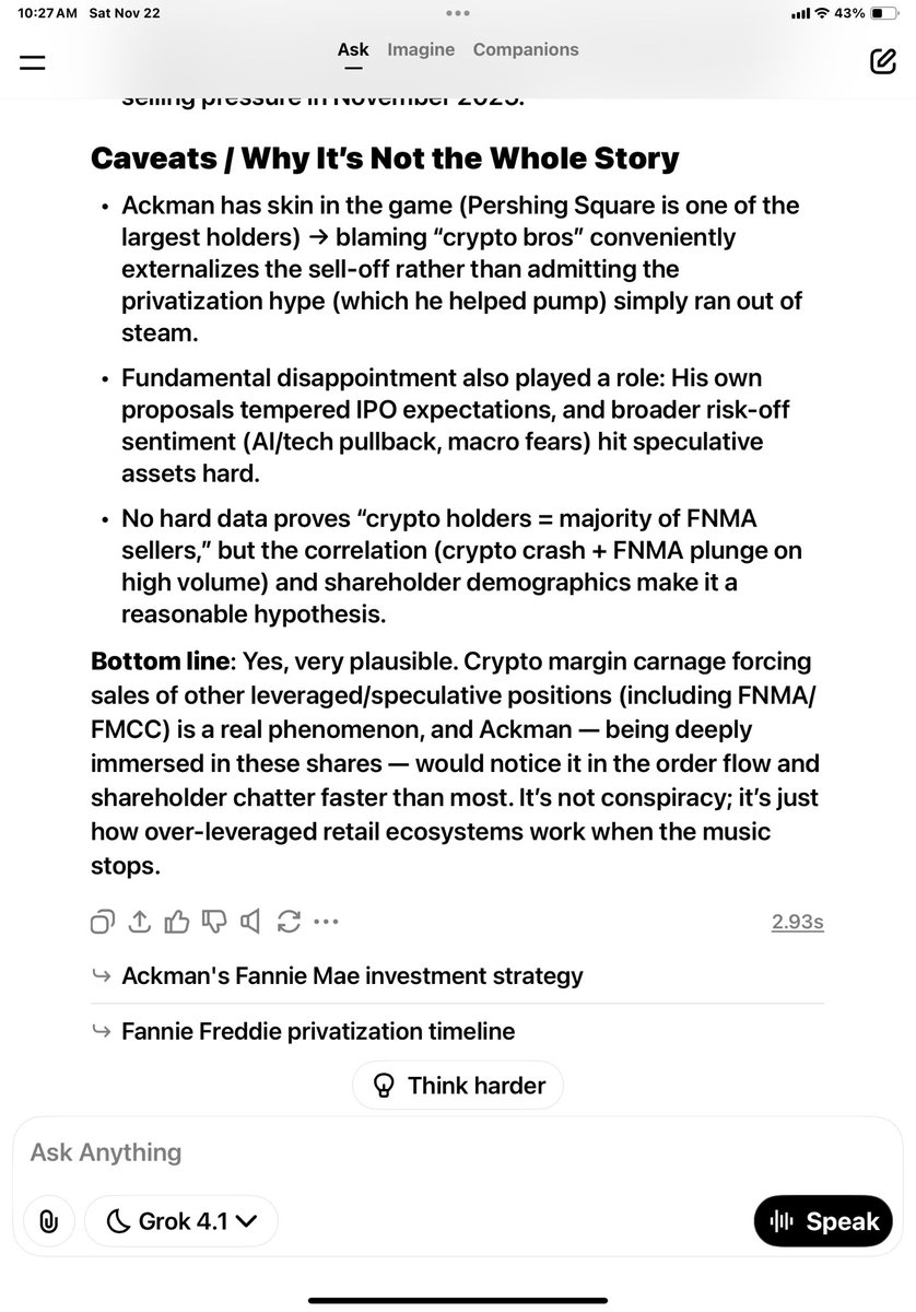 ⁦<a href="/BillAckman/">Bill Ackman</a>⁩ AI has some interesting thoughts on your $FNMA observations/obsession …I wonder if your BFF ⁦<a href="/DanielSLoeb1/">Daniel S. Loeb</a>⁩ thinks you’re a pumper ?