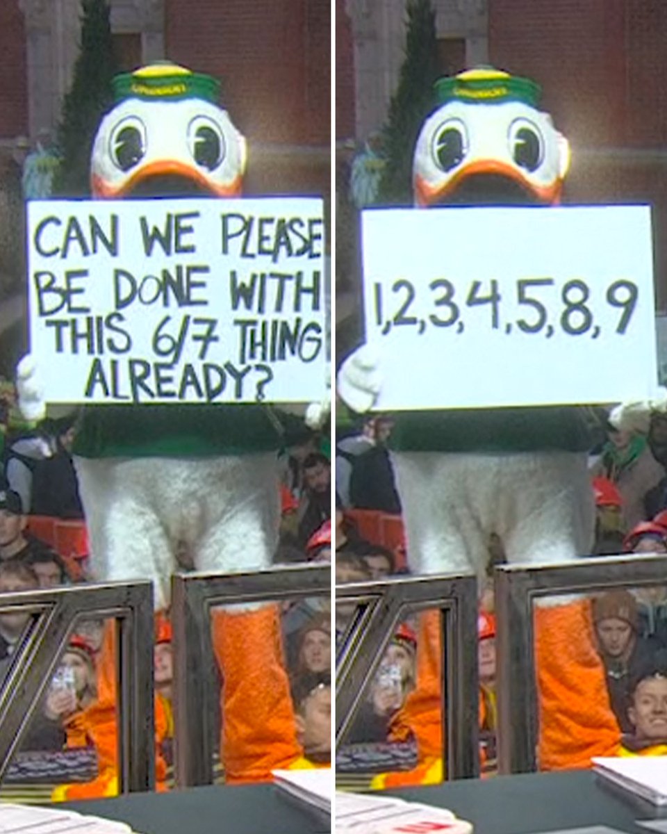 The Oregon Duck would like a word 😂