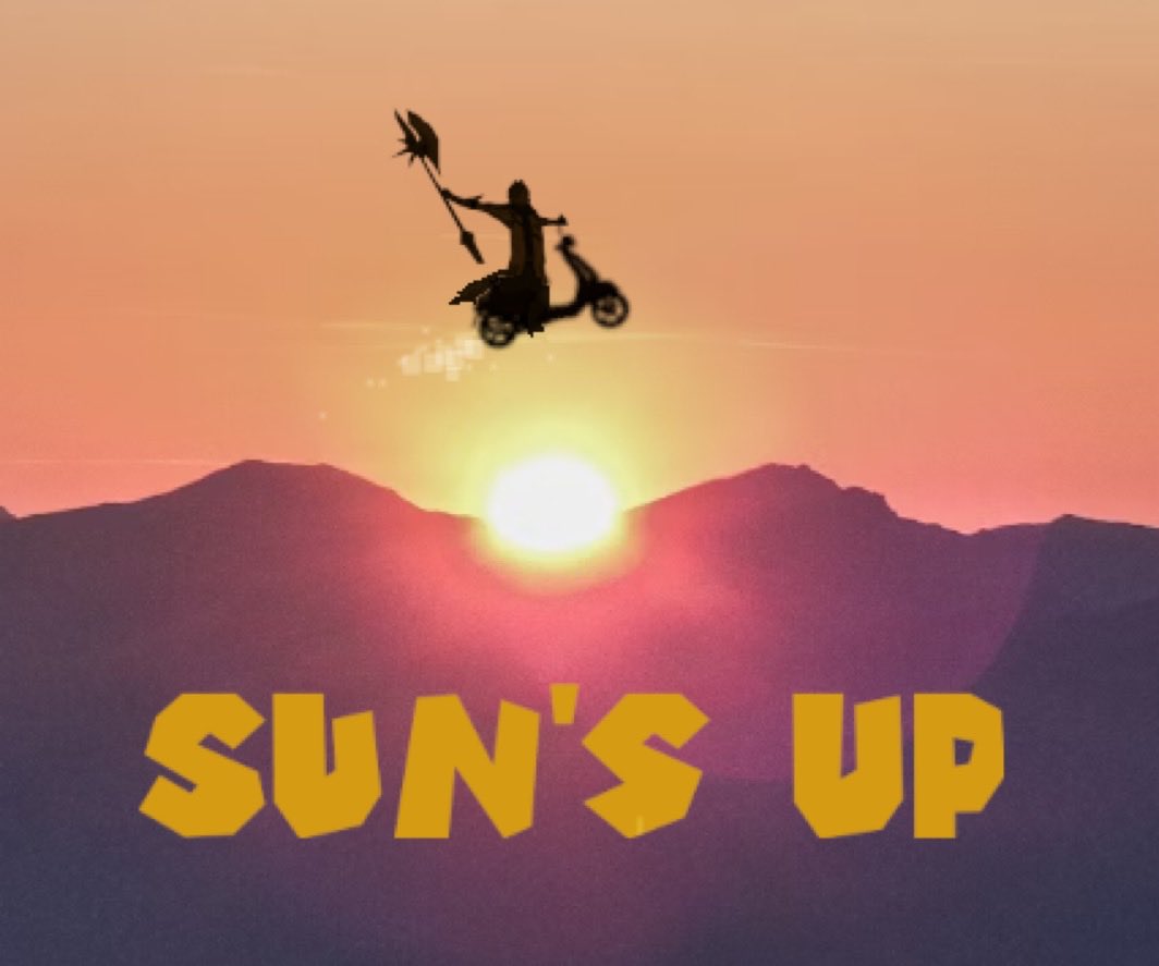 Solkreos's tweet image. SUN’S UP, do something interesting today

Ride a tuba

Play a skateboard 

Grow corn on your windowsill