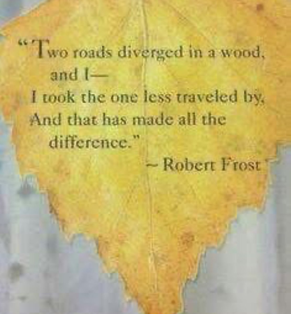 Eramaftab's tweet image. #readingforpleasure #LiteraturePosts #Poetry #RobertFrost #inspiring #choiceswemake