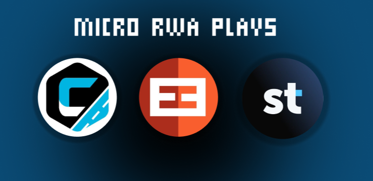 SebastianWols17's tweet image. What are your 3 RWA gems you hold or support:

I`ll start:
1. $CARR
2. $HTS
3. $STBU

Drop me some tickers to research! Go!