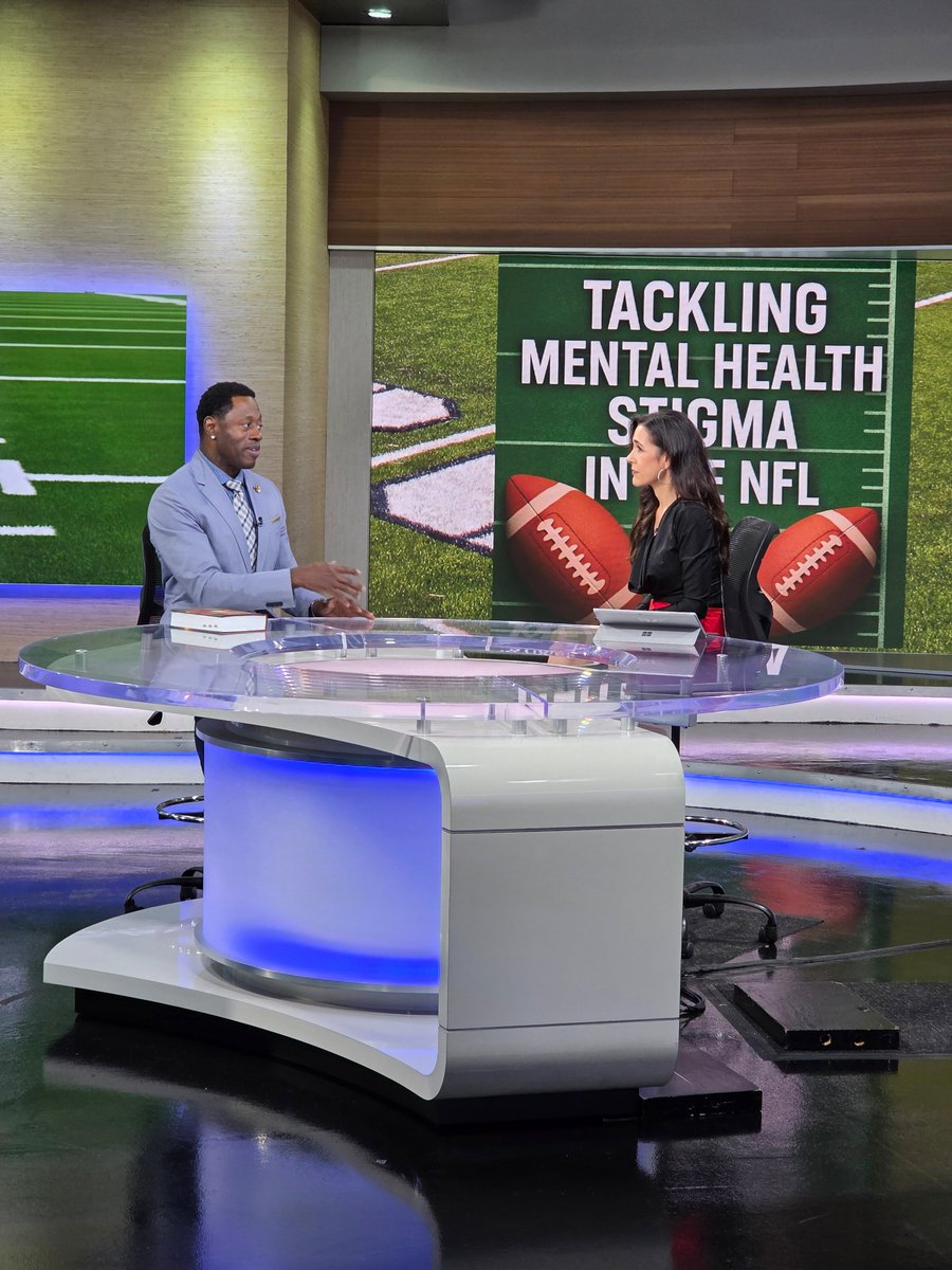 Former NFL safety, Nick Ferguson on @foxla spoke candidly about how @dianetics helped him tackle the mental pressures athletes face.