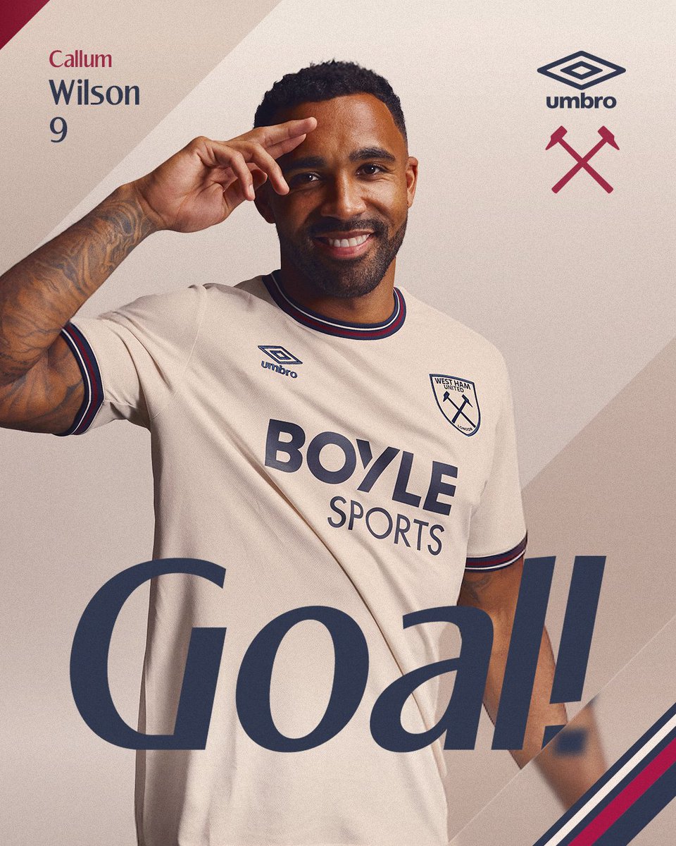 WestHam's tweet image. WILSON MAKES IT TWO!!!

🍒 0-2 ⚒️ (35')