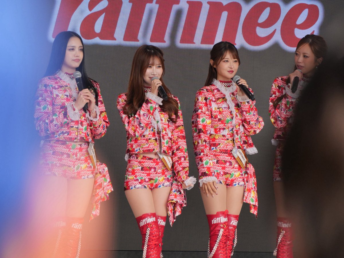 cdl_mate's tweet image. 2025.11.15(SAT)
ステージでの📸

raffineelady🎤🎵　@raffineelady 

#日南まみ ちゃん　@mami_hinami 
#佐々木美乃里 ちゃん　@sasakiminori_X 
#央川かこ ちゃん　@kako_6717 
#石垣果蓮 ちゃん　@ki_niconico0714 

#たくふぉと #s耐 #スーパー耐久 
#raffineelady