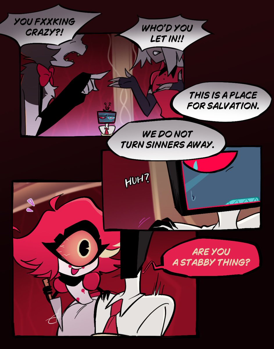 oonpiturn_'s tweet image. Deal again (3/8)
#hazbinhotelseason2 #StaticRadio