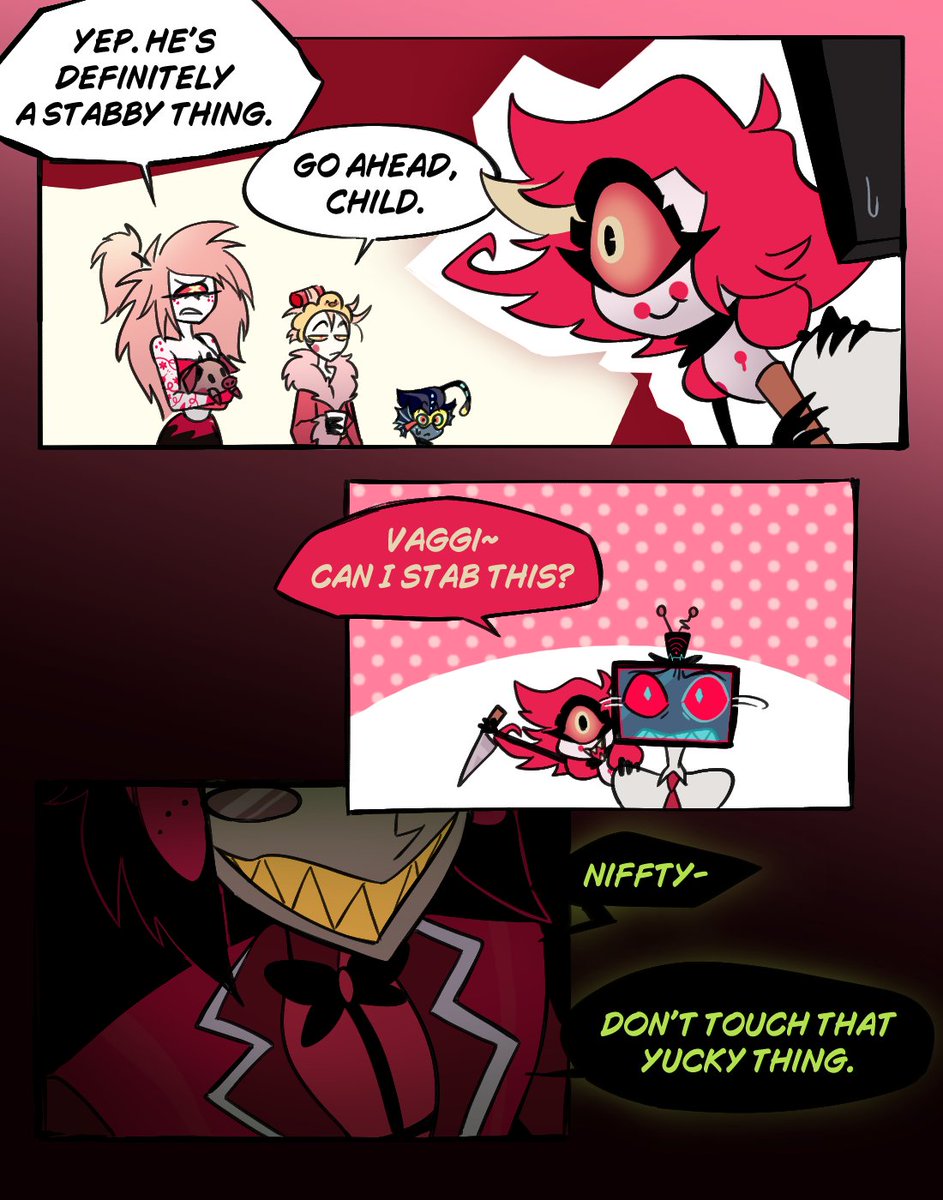 oonpiturn_'s tweet image. Deal again (3/8)
#hazbinhotelseason2 #StaticRadio
