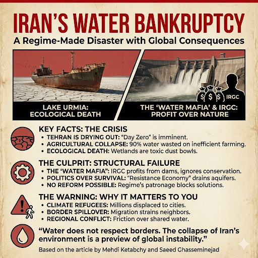 Read the oped by Mehdi Ketabchy and me about Iran’s water bankruptcy in <a href="/RealClearWorld/">RealClearWorld</a>.

realclearworld.com/articles/2025/…