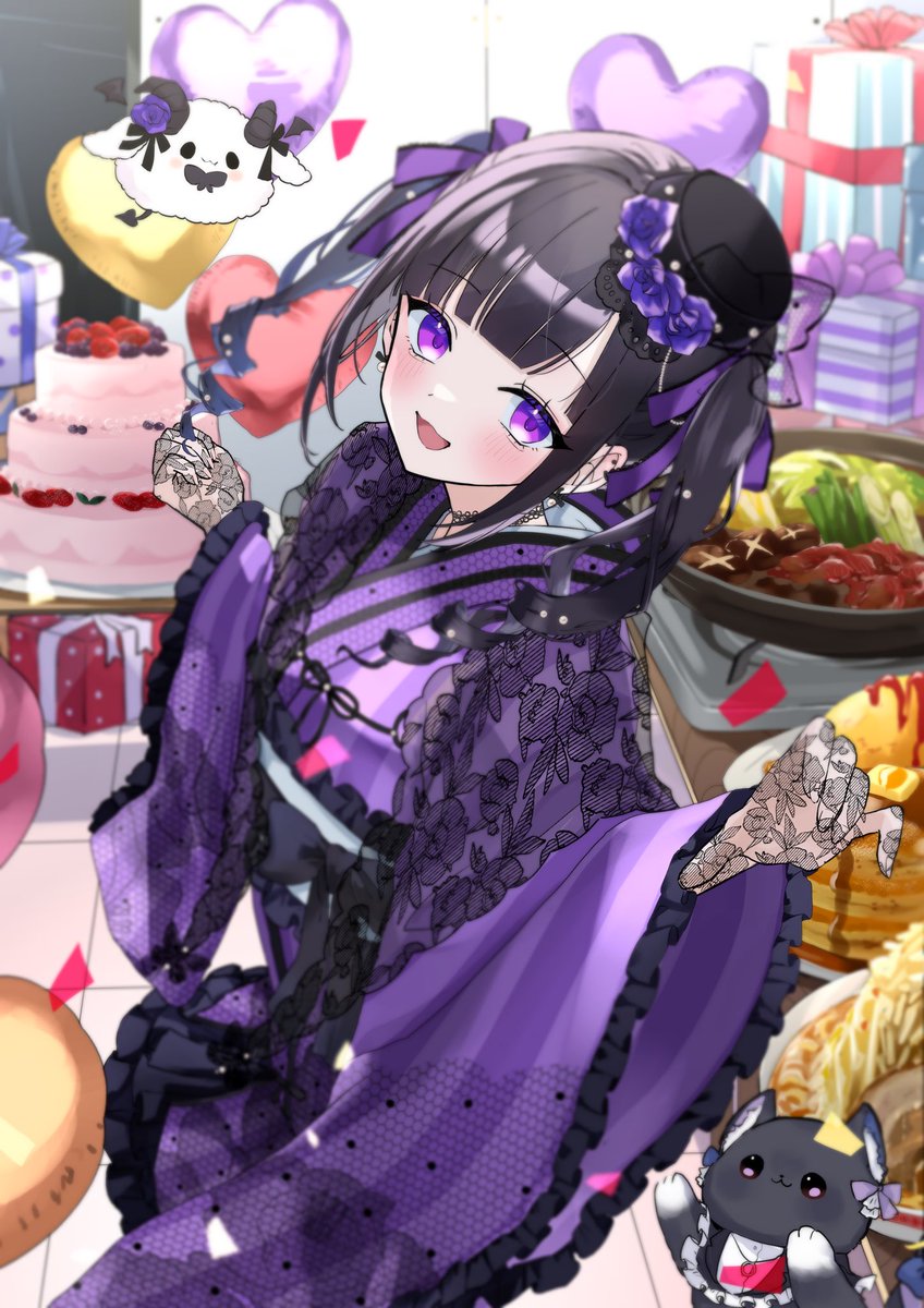 🎂 #一枚絵公開 🎂 ❥・・ ┈┈┈┈┈┈┈ ・・❥ 2人で🫶🏻つくってお