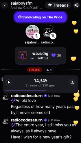 saturninabeat's tweet photo. 🥳#DrewCrew #Saturdayss please join us we are co hosting at @sajaboysfm at @STATIONHEAD 🎉

#AndrewChoi x #JeffSatur D1 it's happening!

💛https://t.co/qYbDSUe4gw

#KPopDemonHunters #RadiocodeSaturn https://t.co/GETx52xLEx