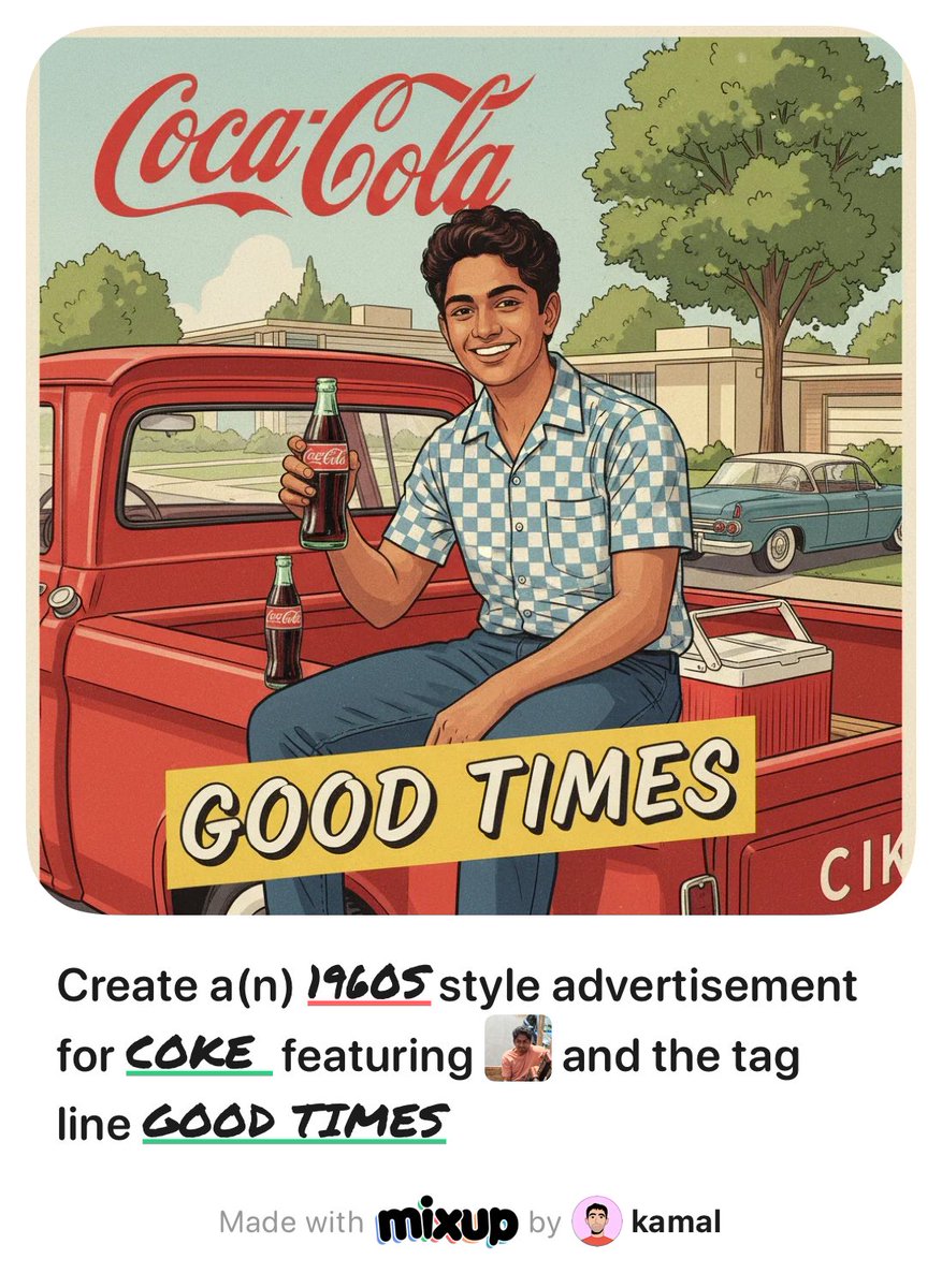 Mixup is fun to use, and shows a very clever way to improve prompt sharing and discovery! 

Featuring: <a href="/noominoid/">Vishal</a>