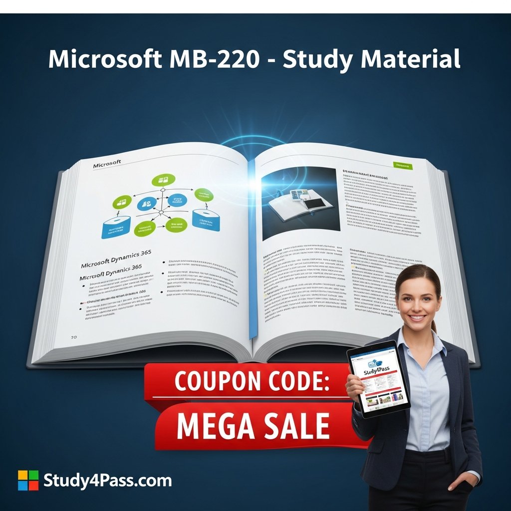 Study4Pass's tweet image. Microsoft MB-220 Study Material – Grab Your Coupon Today!
#MicrosoftMB220 #MB220StudyMaterial #MB220ExamPrep #MicrosoftDynamics365 #Study4Pass #StudyWithStudy4Pass #MB220Certification #Dynamics365Training #MB220Success #MB220StudyGuide