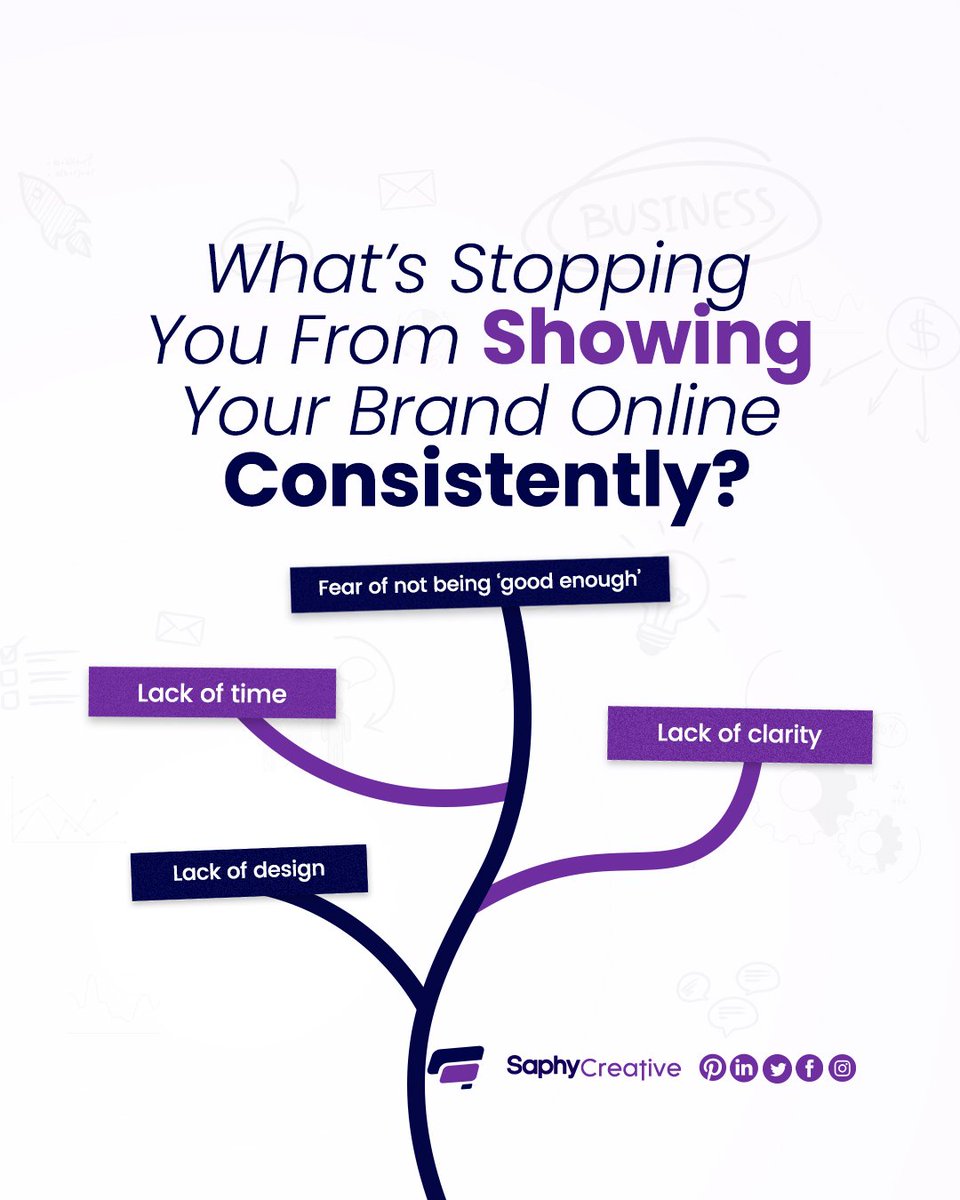 saphycreative's tweet image. Whatever the reason is, you don’t have to keep dimming your brand’s potential.

At Saphy Creative, we help brands show up boldly, clearly, and consistently.

Let’s help you show up with confidence👌🏼
Send a DM 👉 saphycreative@gmail.com

#saphycreatives #saphy #digitalsolution