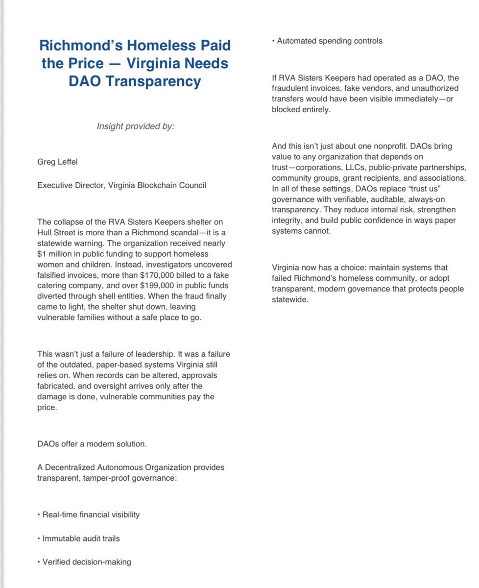 Virginia Blockchain Council tweet media