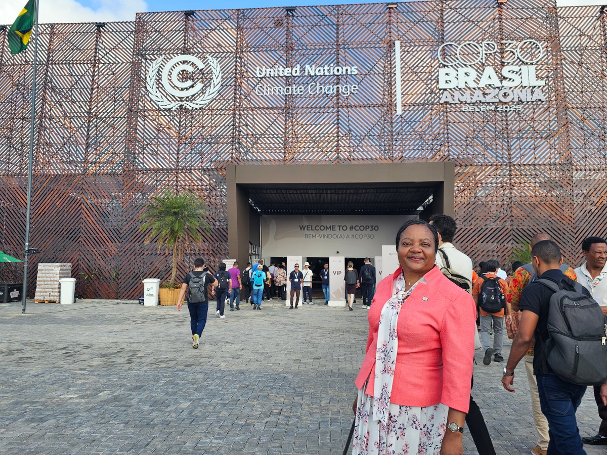 SASSCAL_ORG's tweet image. SASSCAL is taking part in the UN Climate Conference (COP30) in Belém, Brazil, where global leaders and organisations are meeting to discuss climate action. SASSCAL is represented by its Executive Director, Prof. Nelago Indongo, and the Director of Finance and Administration.
