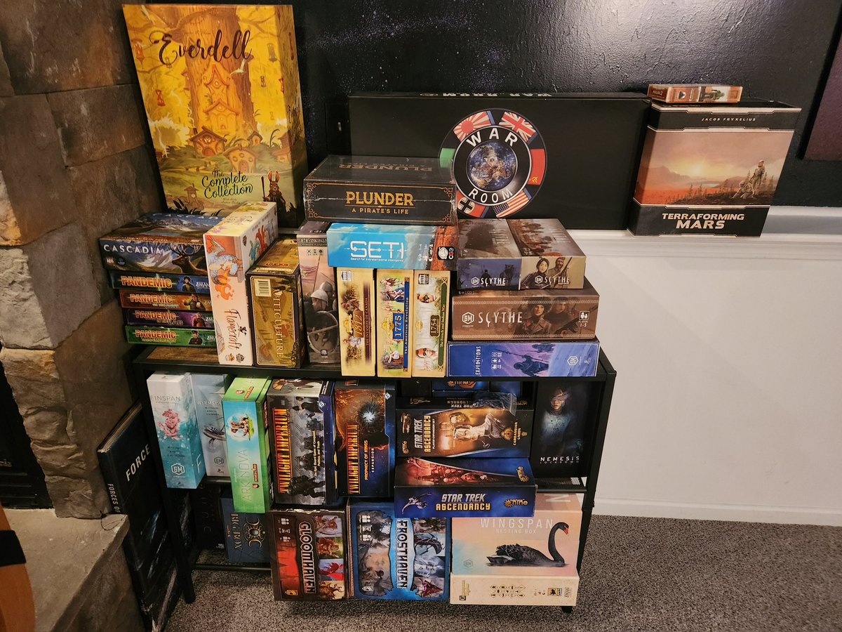 Game shelf is looking a little bloated