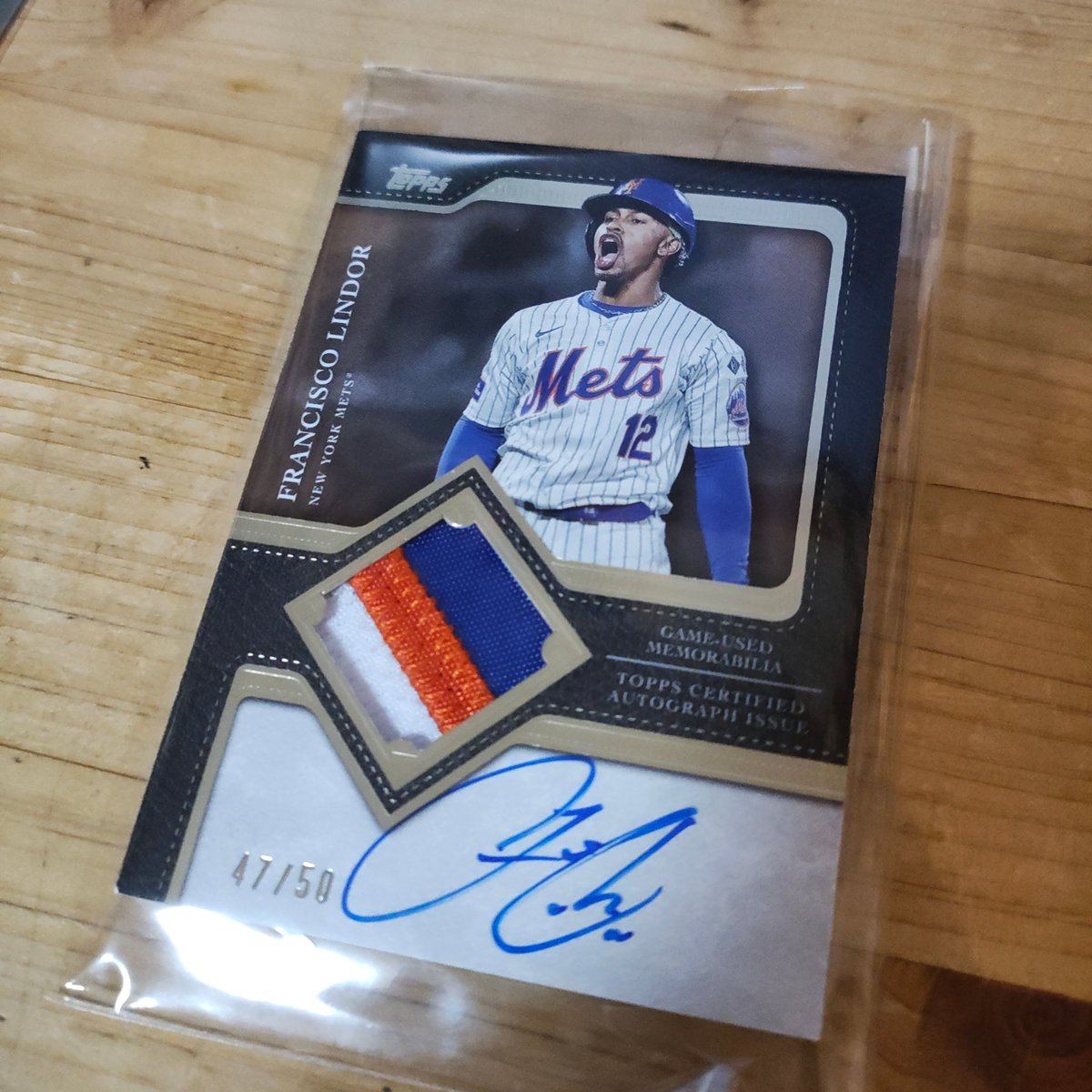 MLB リンドーア選手直筆サイン入りユニホーム メッツ NIKE メッツ