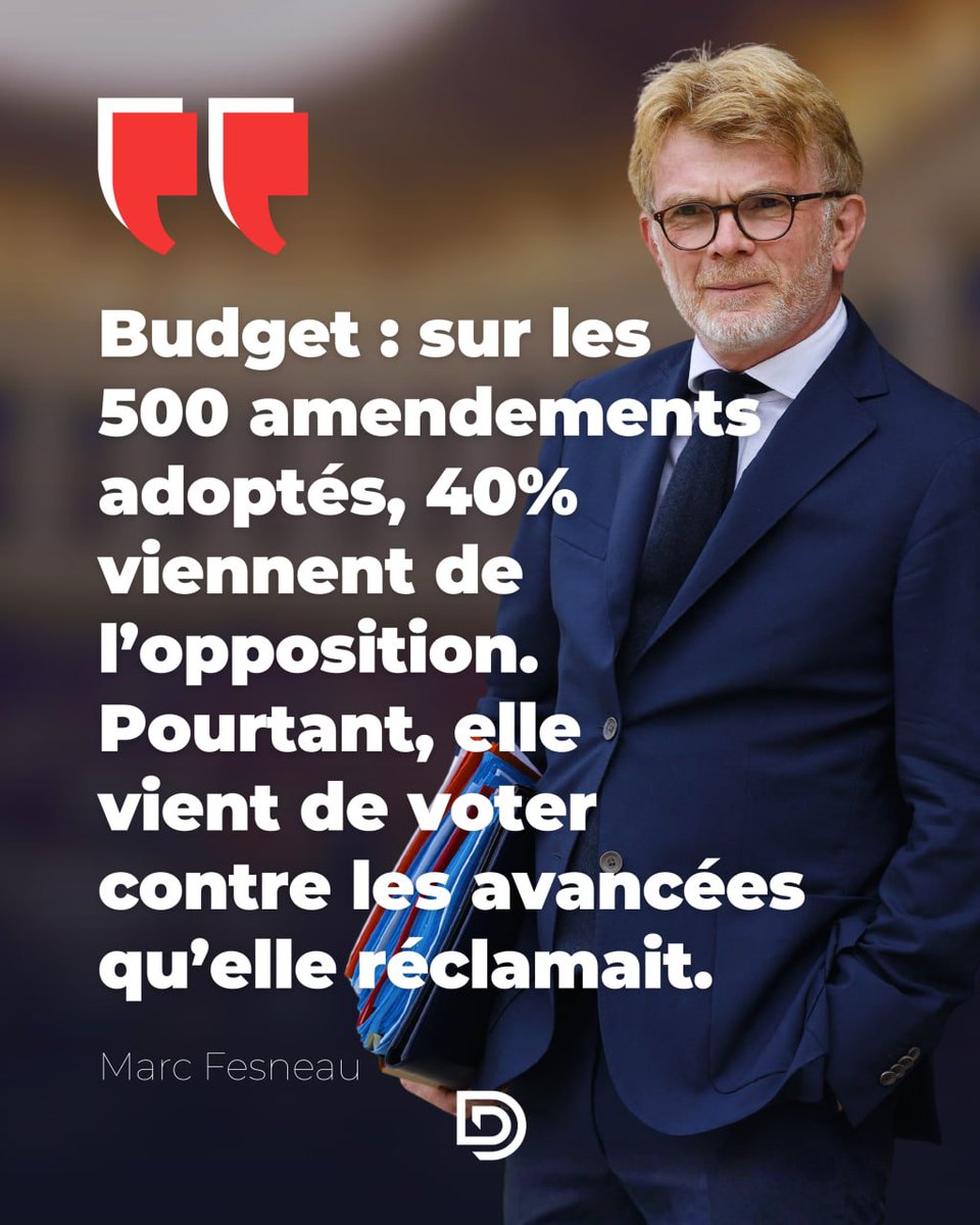 DeputesDem's tweet image. L&apos;Assemblée avait les mains libres, sans 49.3, pour façonner le budget du pays.

Résultat : 40 Md€ de taxes et des mesures LFI/RN inconstitutionnelles.

Résultat bis : personne ne vote le budget, même pas eux. 🤨

Ce mois de perdu est le meilleur argument contre les oppositions.