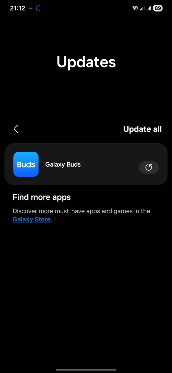 padmammtw2's tweet image. App update available.
S23FE #OneUI8