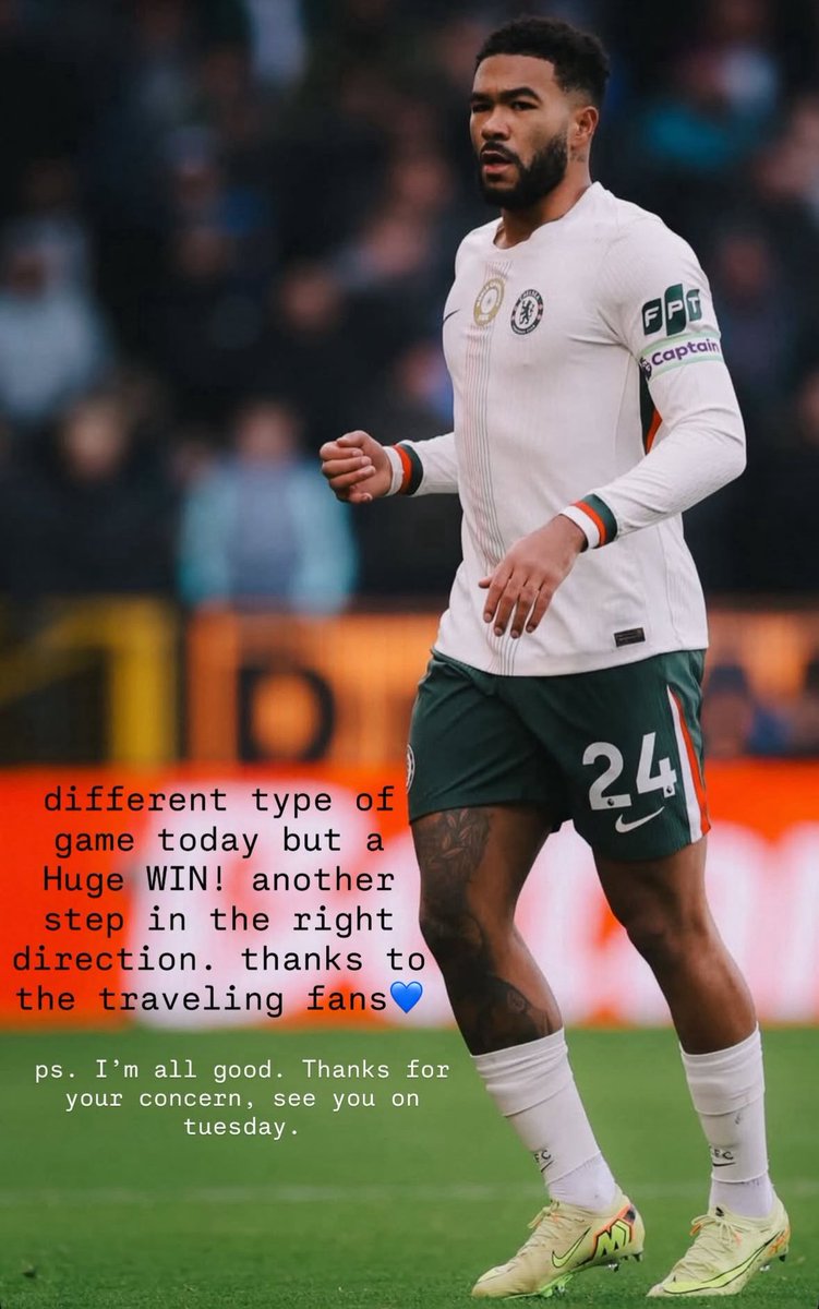 Reece James on IG 💙