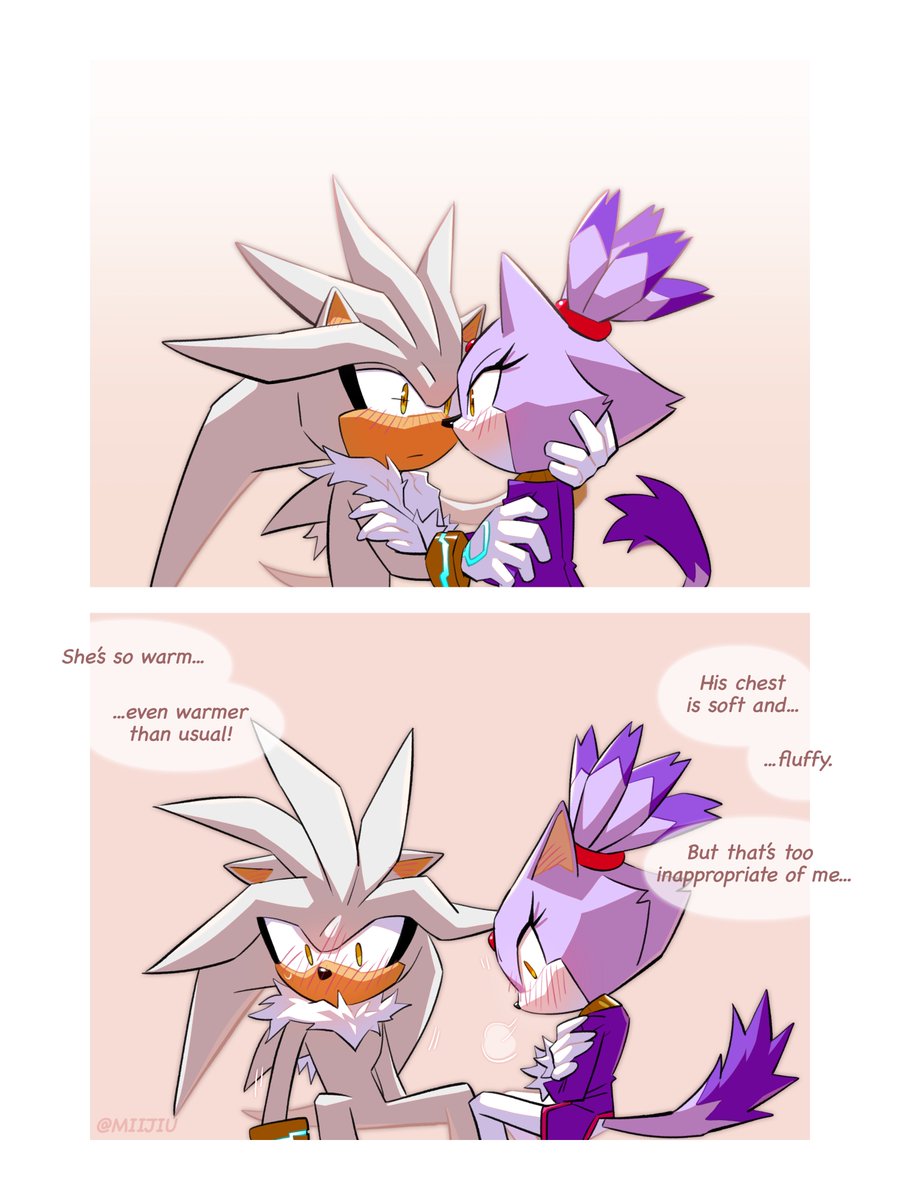 Part 2/3 of @/mijiu 's new Silvaze comic! Part 3 is in the replies!